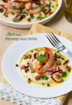 A Spicy Perspective Italian Shrimp and Grits - A Spicy Perspective