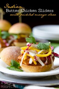 How To Make Butter Chicken Sliders + Big Land OLakes Giveaway Chicken Recipe