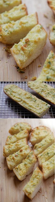 
                    
                        Parmesan Garlic Bread – Turn regular French bread into delicious, buttery parmesan garlic bread with this quick and easy recipe | rasamalaysia.com
                    
                