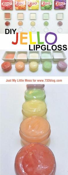 DIY Jello Lipgloss