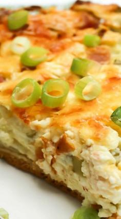 Savory Ham & Swiss Cheesecake