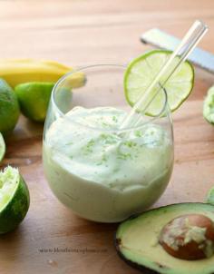 Today is the #eatseasonal post for April and I'm so excited to share this Healthy Key Lime Pie Smoothie with you today. This single-serve smoothie only take 4 ingredients and 5 minutes to put toget...