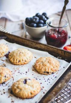 
                    
                        Plum & Blueberry Hand Pies with Lavender Crust
                    
                