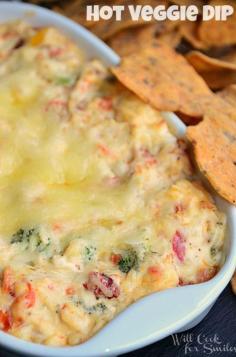 
                    
                        Hot Vegetable Dip | willcookforsmiles...
                    
                