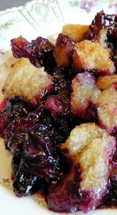 Sometimes we need a dessert but don't have a lot of time to fuss. At the same time, we want something that is really delicious. This Blueberry recipe fits into that category. There are plenty of bl...