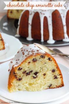 Chocolate chip Almond cake