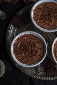 Dark Chocolate Espresso Mousse by The Flourishing Foodie awesome