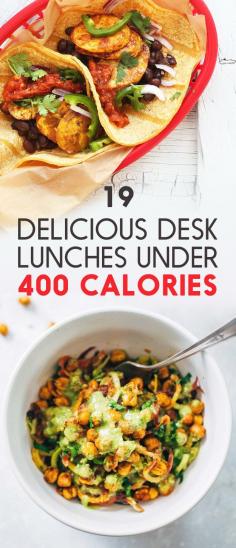 
                    
                        19 Delicious Desk Lunches Under 400 Calories
                    
                