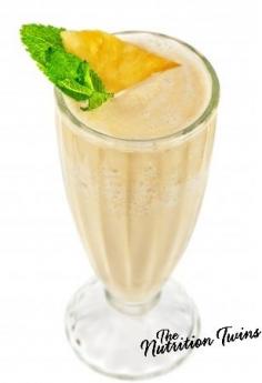 Pine-ana Reboot Smoothie | Delicious! | Only 115 Calories | Recharge Energy & Balance Fluid to Beat Bloat! |For MORE RECIPES please SIGN UP for our FREE NEWSLETTER www.NutritionTwins.com