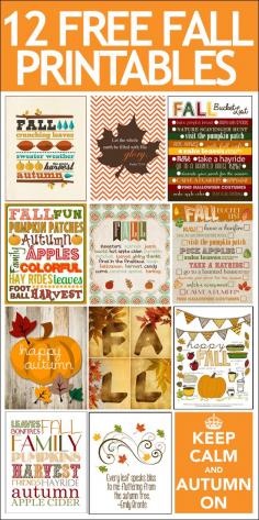 Project Life - Fall Printables