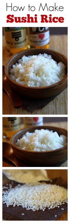 Easy Sushi Recipes To Try At Home: How to make sushi rice - the full recipe