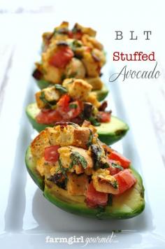 BLT STUFFED AVOCADO *     Sometimes, it’s the littlest things that can make you say “wow”.  I needed to create an avocado recipe and I had no idea where I was going to begin.  Don’t get me wrong, I love avocados – a lot.  I eat several of them a week.  But coming up with...