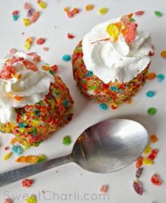 Sweet Charli: Fruity Pebbles Fried Ice Cream - Spring Treat