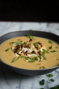 Curried Cauliflower Soup Recipe - Looks delish!