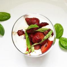 
                    
                        BALSAMIC STRAWBERRIES WITH MASCARPONE CREAM
                    
                