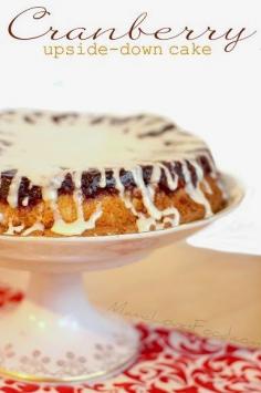 
                    
                        Cranberry Upside-Down Cake with Vanilla Sugar Drizzle
                    
                