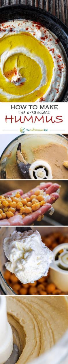 Not all hummus recipes are created equal! Learn how to make the creamiest traditional hummus with this tutorial from the experts at The Mediterranean Dish!