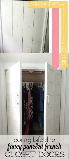 French door bedroom closets