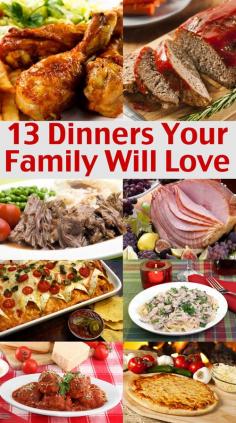 13 family dinners