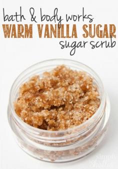 DIY Warm Vanilla Sugar Scrub | Simply Shellie
