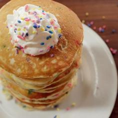Funfetti Pancakes Recipe Worth Waking Up For | Eat the Trend - YouTube