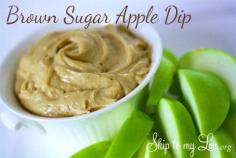 
                    
                        Brown sugar apple dip recipe #recipe #dip skiptomylou.org
                    
                