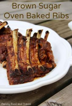 
                    
                        Brown Sugar Oven Baked Ribs Recipe
                    
                