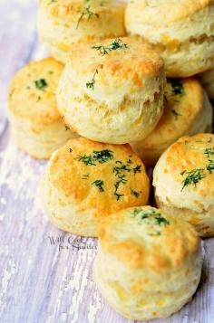 Three Cheese Scones          #recipe #breakfast #foods