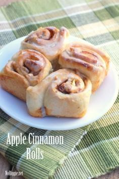 Apple Cinnamon Rolls (recipe) #breakfast #dessert