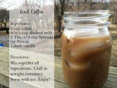 
                    
                        Healthy skinny  Homemade Iced Coffee -- my favorite iced coffee.
                    
                