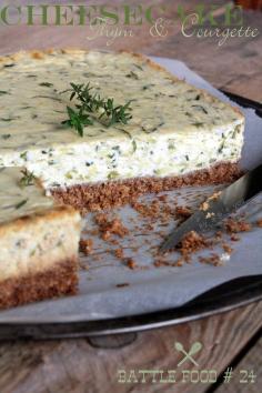 Cheesecake Thym & Courgette