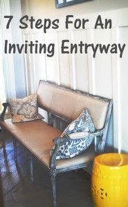 7 Steps for an Inviting Entryway | Warner Home Group, #Nashville www.warnerhomegroup.com 615.778.1818