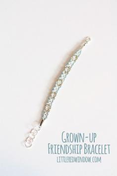 Grown-Up Friendship Bracelet | littleredwindow.com