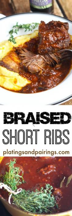 Short Ribs are the PERFECT dish for company because they're stress free and SO GOOD!