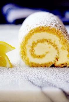 
                    
                        Perfect Easter/Spring Dessert! lemon roulade with honey mascarpone buttercream
                    
                