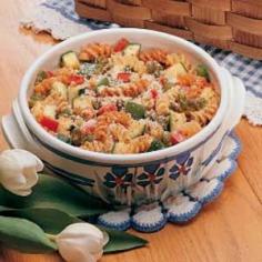 Zucchini Pasta Casserole Recipe. I would substitute coconut oil for the vegetable oil!