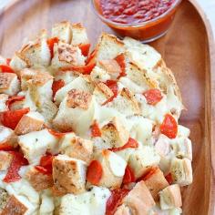 Bloomin' Pizza Bread  - also tons of variations, mushroom bread, bloomin' onion bread.   great for parties.