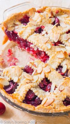 
                    
                        Here’s how to make a classic fresh cherry pie completely from scratch. Add a little sprinkle of toasted almonds to amp up the flavor!
                    
                