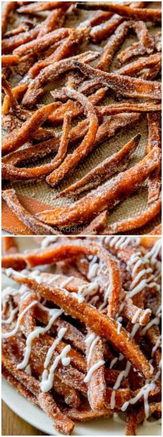 
                    
                        Cinnamon Sugar Sweet Potato Fries!!
                    
                