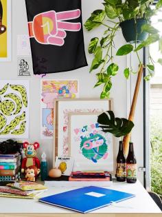 
                    
                        Details from the home studio of young Melbourne designer Nathan Nankervis. Photo – Annette O’Brien for The Design Files.
                    
                
