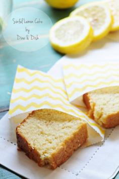 Holding On To Summer {Recipe: Sinful Lemon Cake} - dineanddish.net