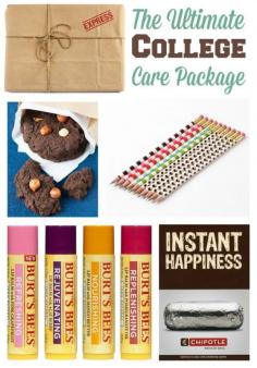 
                    
                        The Ultimate College Care Package | Find great ideas for your next college care package! You child or loved one will love your original ideas!
                    
                