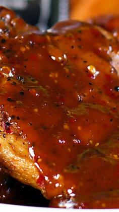 Jack Daniels Double Kick Pork Chops Recipe ~ Incredibly moist ... They are marinated in a fabulous mixture of Jack and spices. The spices give these pork chops a little heat, but the Jack Daniels adds such an amazing flavor that you really have to try it!