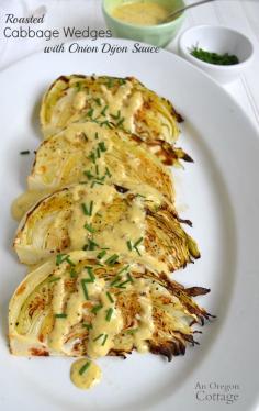 Grilled cabbage
