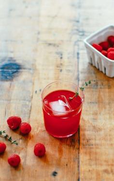 Cocktail Raspberry Campari Smash