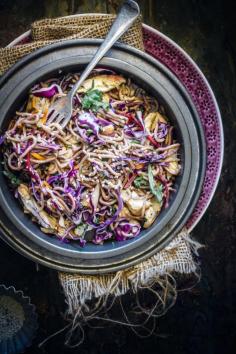 
                    
                        Five Spice Chicken And Red Cabbage Noodles Stir Fry
                    
                
