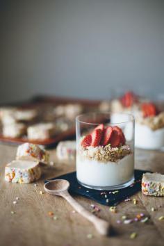 
                    
                        Strawberry and Peanut Butter Cookie Salad
                    
                