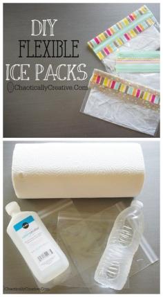 EASY  CHEAP DIY FLEXIBLE ice packs by Chaotically Creative http://site.fashionbagarea.com/  Chanel??? Website For Discount ⌒? chanel handbags ?⌒Handbags!  Super Cute! Check It Out! $159