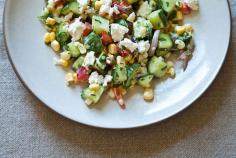 Dilled, Crunchy Sweet-Corn Salad with Buttermilk Dressing (recipe) - " This salad could replace cole slaw or potato salad as a side dish for a hefty sandwich."