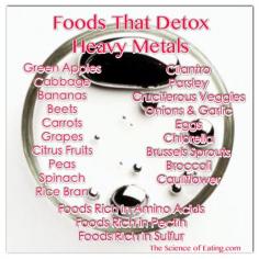 Heavy metal detox foods